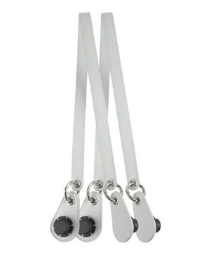 Uchwyty z łezkami 86cm Concise ring jasny szary do torebki obag o bag o-bag