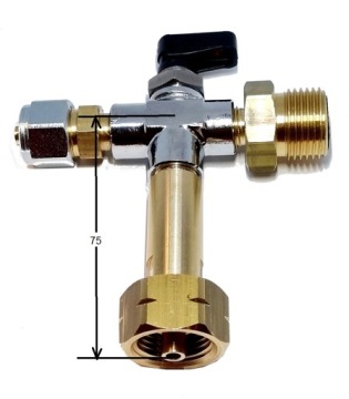 Трехходовой клапан кемперного цилиндра W21,8x1/14