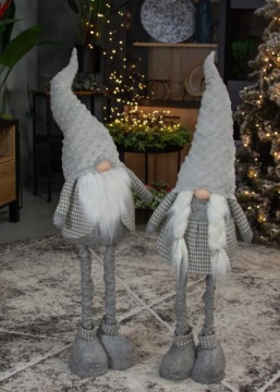 Рождественский эльф, гном, гном, Дед Мороз, БОЛЬШОЙ БЕЖЕВЫЙ