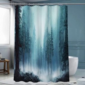 ВОДОНЕПРОНИЦАЕМАЯ ЗАНАВЕСКА ДЛЯ ДУША ВАННОЙ 180x200 3D РАЗЛИЧНЫЕ УЗОРЫ