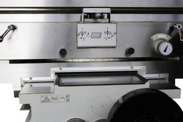 Промышленный фрезерный станок по металлу, консольный стол, 1600х500