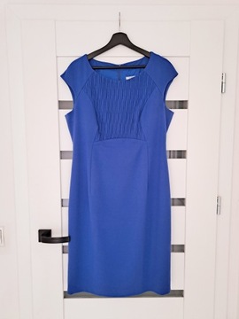 Kobaltowa ołówkowa sukienka Pretty One 42 XL