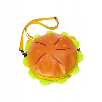 Torba na ramię Cheeseburger Unisex z 2 kieszeniami
