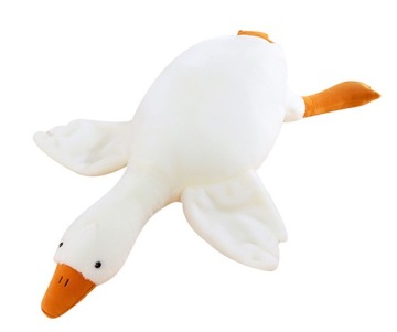 PODUSZKA MASKOTKA PLUSZAK GĘŚ KACZKA DUŻA 70 cm