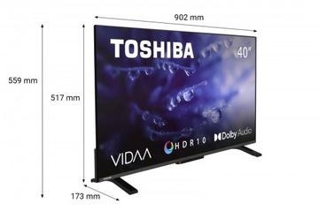 TOSHIBA LED TV 40 дюймов Smart TV WiFi Bluetooth + клавиатура!!!