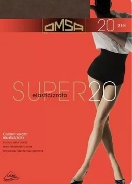 Rajstopy Omsa Super 20 3 czarny