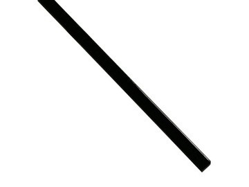 Listwa szklana czarna NERO 30 cm , dekor szklany 1 x 30cm, listwa ze szkła