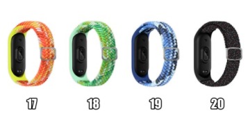 Ремешок Vanfone с пряжкой для Xiaomi Mi Band 3/4/5/6/7 | 20 ЦВЕТОВ