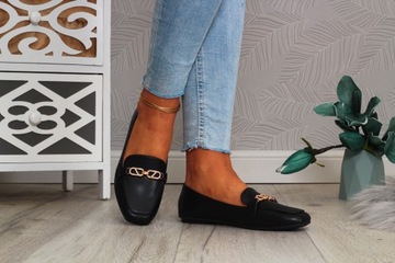 ЧЕРНЫЕ ЖЕНСКИЕ МОКАСИНЫ, МОДНАЯ ОБУВЬ, СЛИПОНЫ