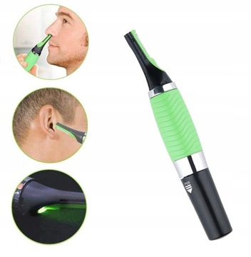 ТРИМЕР ДЛЯ УШЕЙ, НОСА, БРОВЕЙ, БОРОДЫ, БРИТВЫ, МОЩНАЯ МАШИНКА ДЛЯ СТРИЦЫ СО СВЕТОДИОДНОЙ ГРЕССЕНКОЙ