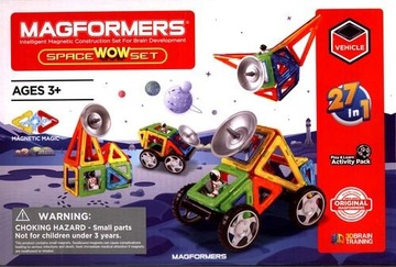 MAGFORMERS VEHICLE SPACE WOW KLOCKI 22 EL