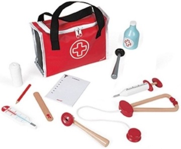 НАБОР ДОКТОРА JANOD ДЕРЕВЯННЫЙ ДОКТОР 3+