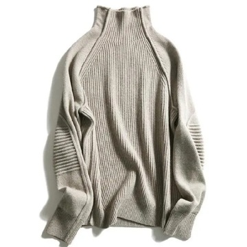 winter turtleneck cashmere sweater women knitted p