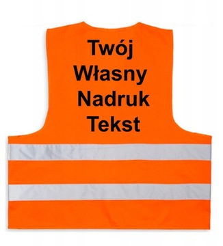 Kamizelka odblaskowa ostrzegawcza Twój Nadruk