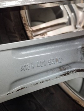 4× DISK HLINÍK MERCEDES-BENZ OE A1644015502 10.0" X 21" 5X112 ET 46