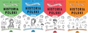 Historia Polski. Graficzne karty pracy 4-5+6+7+8