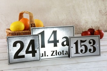 TABLICA ADRESOWA NUMER DOMU TABLICZKA LAMINAT NA DOM 12x14 CM GRAWER