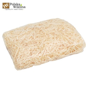 ДЕРЕВЯННАЯ ШЕРСТЬ ДЛЯ ПЛЕТЕНЫХ ПОДАРОЧНЫХ КОРЗИН 100 Г НАПОЛНИТЕЛЬ