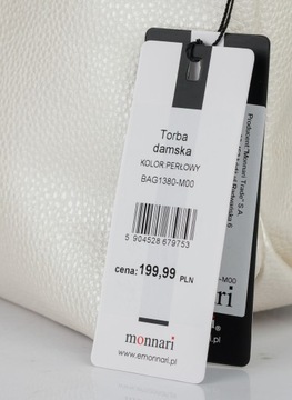 SPORTOWA Damska TOREBKA crossbody LISTONOSZKA MONNARI PREMIUM Czarny