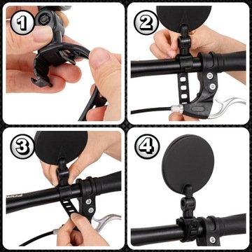 ВЕЛОСИПЕДНОЕ ЗЕРКАЛО ДЛЯ ВЕЛОСИПЕДА, РУЛЬ, 7,5 СМ, С РЫЧАГОМ, КРЕПЛЕНИЕ ДЛЯ ВЕЛОСИПЕДА