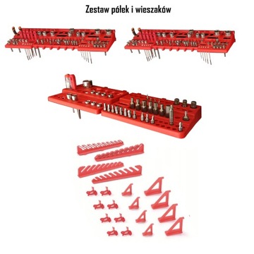 НАСТЕННАЯ ДОСКА ДЛЯ МАСТЕРСКОЙ 173x39 СМ, 19 ТРУБ