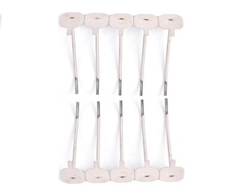 ПОДВЕСКА С ПЕРФОРИРОВАННЫМ КРЮКОМ ДЛЯ ПОДСТАВКИ С ПЕРФОРИРОВАННОЙ ПЛАСТИНОЙ 10 СМ 10 ШТ.