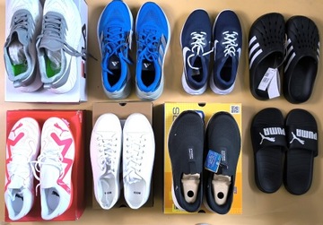 КАРТОННАЯ КОРОБКА MIX МУЖСКАЯ ОБУВЬ | ADIDAS, BOSS, PUMA, NIKE 13 шт.