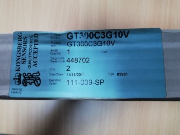 Датчик давления Kongsberg GT300C3G10V