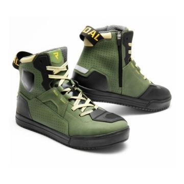 REBELHORN VANDAL II GREEN/BLACK/ORANGE мотоциклетные кроссовки GRATISES