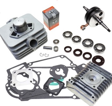 SIMSON SILNIK CYLINDER GŁOWICA WAŁ ŁOŻYSKA s51 TŁOK ALMOT