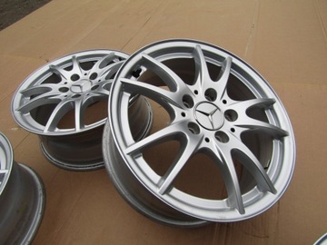 4× DISK HLINÍK MERCEDES-BENZ OE A B CLA W245 W246 W176 6.5" X 16" 5X112 ET 49