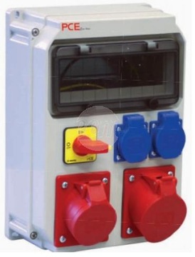 Rozdzielnica natynkowa 10 modułów + 2x gniazdo 230V IP44 90EKO003 PCE