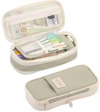 Школьный пенал, косметичка, фломастеры, мелки.