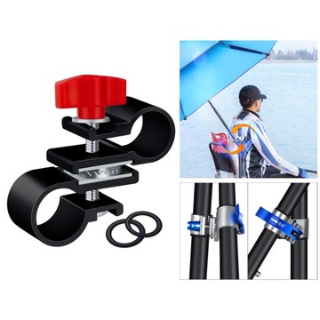 Regulowany uchwyt na stojak na parasole wędkarskie Stały klips Obrotowy zacisk Parasol