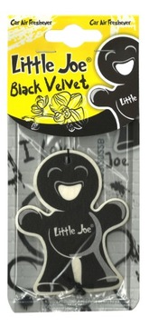 ZAPACH SAMOCHODOW LISTEK Z GUMKĄ LITTLE JOE BLACK