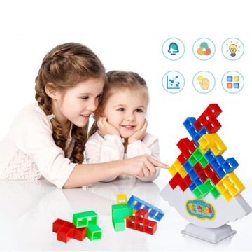 Пазл TETRIS, башня TETRA TOWER, 64 детали