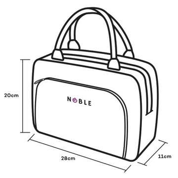 Большой женский косметический чемодан NOBLE