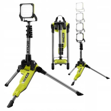RYOBI АККУМУЛЯТОРНАЯ ГАЛОГЕННАЯ ЛАМПА НА ШТАТИВЕ 18 В R18TL-0 ONE+