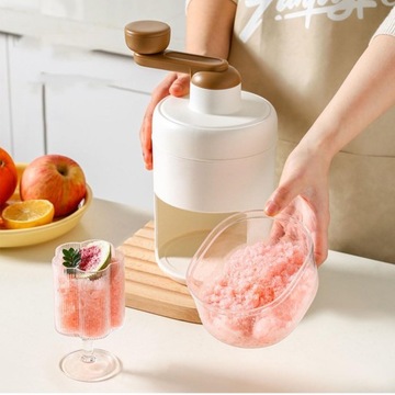 МАШИНА ДЛЯ ИЗМЕЛЬЧЕНИЯ КУБИКОВ ЛЬДА ПОРТАТИВНАЯ МИНИ-РУЧНАЯ МАШИНА ДЛЯ БРИТВАНИЯ ЛЬДА