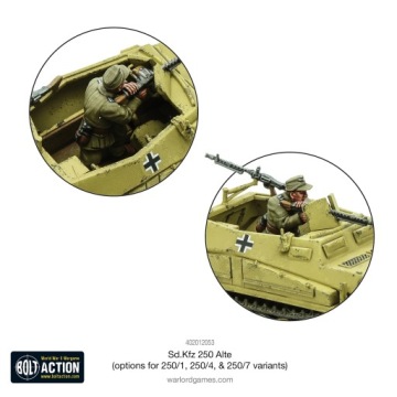 Затвор немецкий Sd.Kfz 250/1, 250/4, 250/7