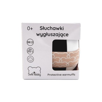 Защитные наушники с шумоподавлением для детей, младенцев, бежевые, до 0 месяцев, SafeTeddy