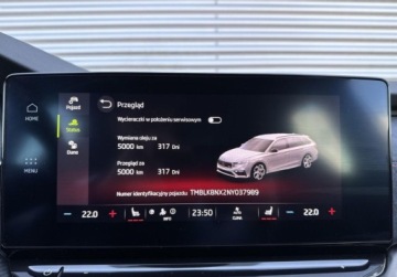 Skoda Octavia IV Kombi 2.0 TDI SCR 200KM 2021 Skoda Octavia RS 2.0TDI DSG 200KM 4x4 Matrix Kamera WEBASTO HeadUP ACC Vir, zdjęcie 35