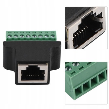 РАЗЪЕМ RJ45 НА 8 КОНТАКТОВ С ВИНТОВЫМ КЛЕММОМ