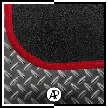 Коврики велюровые на Fiat 500L 2012 г.в. ВЫШИВКА Р