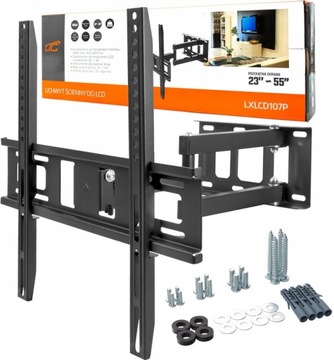 WIESZAK UCHWYT TELEWIZORA TV LCD 23-55'' OBROTOWY