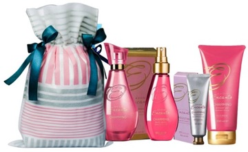 AVON ENCANTO CHARMING ZESTAW PREZENT NA DZIEŃ MAMY WOREK WSTĄŻKI UNIKAT