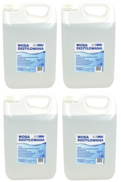Woda destylowana 20 L ( 4szt. x 5 L )
