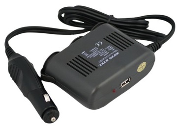 Rozgałęziacz zapalniczki PREMIUM 3 in 1 + USB
