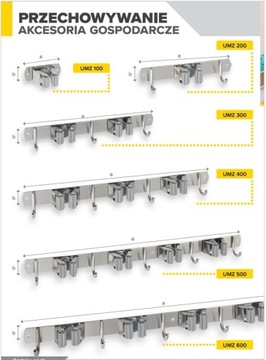 Универсальный ДЕРЖАТЕЛЬ для веников, швабр, самоклеющийся захват UMA 100