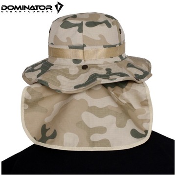Польская военная кепка DOMINATOR BOONIE с воротником Rip-Stop Desert